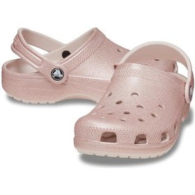 Resim Crocs Classıc Glıtter Clog T Simli Kız Çocuk Terlik 206992 206992 6wv 6wv Pudra 