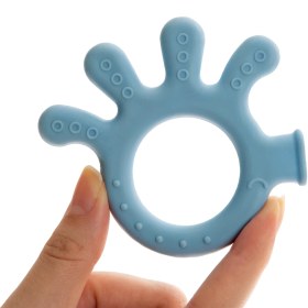 Resim Babyjem Yumuşak Diş Kaşıyıcı Ahtapot Mavi 