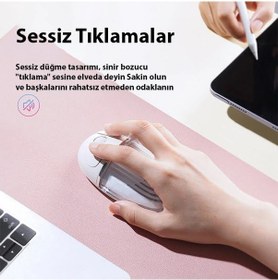 Resim Dux Ducis Cm Series Kablosuz Bluetooth 2.4ghz Şeffaf Mouse- 5775 