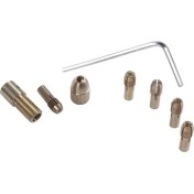 Resim Liyao Bakır Rengi Absf 8 Parça 0.5-3mm Matkap Chuck Pensetler Mini Aletler Için Hızlı Chuck Seti (Yurt Dışından) 