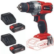Resim Einhell TE-CD 18/2 li Akülü Matkap Vidalama 2x2.5 Çift Akülü Set 