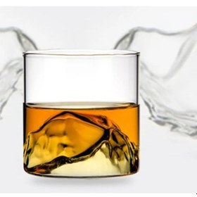 Resim Buzdağı Görünümlü Viski Shot Bardağı 