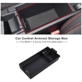 Resim Hightower Bmw 1/2 Serisi F40/f44 2020-2024 Siyah Taşınabilir Abs Plastik Konsol Saklama Kutusu 