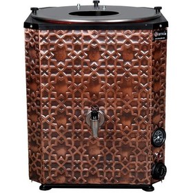 Resim Anka Mini Yeni Nesil Çay Makinesi 1 Demlikli 5 Litre Bakır 