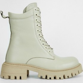 Resim Valmenti Kadın Bej Hakiki Deri Casual Bot 775 8125 Bn Bot Sk23/24 Bej 