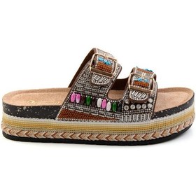 Resim Bambi Camel Kadın Terlik K04824708087 
