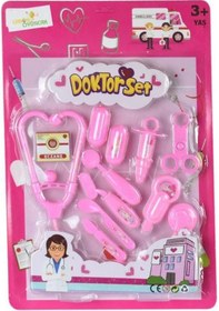 Resim Kartela Doktor Seti Çocuk Oyuncak Eğitici Montessori Anaokulu Kre 