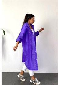 Resim Yağmurluk Unisex Mrc 881 - Mor-7431 - Mor 