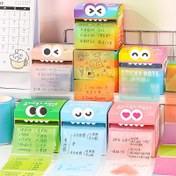 Resim 105 adet/kutu Çıkarılabilir Yapışkan Notlar, 6 Renk, Dikdörtgen Şekil, Kağıt Malzemeden Üretilmiş, El Yazısı Notları, Çalışma, Ofis, Ev Günlük Kullanımı İçin 