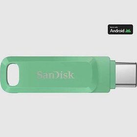 Resim SANDISK SDDDC3-512G-G46AG 512GB Ultra Dual Drive Go USB Type- C Absinthe Green Flash Bellek 