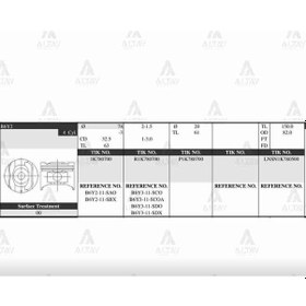 Resim Esse Otomotiv - 323 1.6L 90-97 78.00Mm B6Y2 Std Piston Takım - TIK-1K780700-STD - B6Y2-11-SAO 