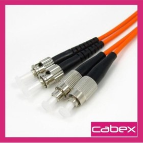 Resim cabex F/o Mm Fc-st Duplex Fiber Optik Patchcord Multimode 3 mt 