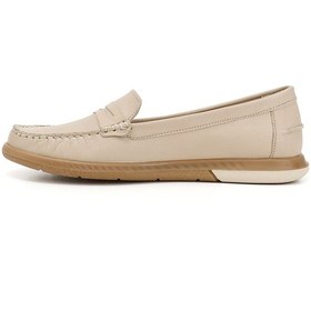 Resim Gönderi R Bej Antik Rok Hakiki Deri Comfort Loafer Bej 