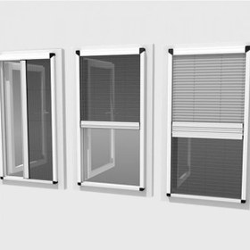 Resim Plise Sineklik Akordiyon Sineklik Pencere Sineklik 