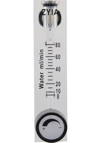 Resim S-Meter Slzm-4t / 6-60 Ml/dk Akrilik Rotametre 