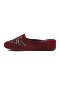 Resim Pierre Cardin Bordo Tekstil Hafif Önü Kapalı Kadın Ev Terliği Pc-55370 Z Bordo 