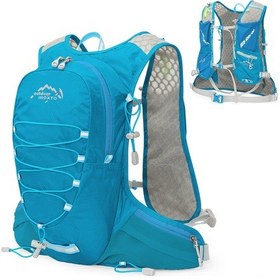 Resim Tenfowee Mavi Spor Sırt Çantası - Dağcılık, Koşu, Bisiklet - 12l Kapasite - 76-150cm Göğüs Ölçüsü Çok Renkli 