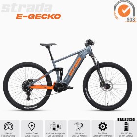 Resim Stradacycles Strada E-Gecko Hidrolik Disk 29 Jant Elektrikli Bisiklet 