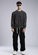 Resim Yıkamalı Sweatshirt 
