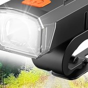 Resim 1 Adet LED Gece Bisiklet Işıkları, USB Şarj Edilebilir Far Seyahat, Acil Durumlar, Dağcılık, Tatil Hediyeleri için Taşınabilir Çok Fonksiyonlu Ön Bisiklet Feneri 