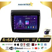 Resim Mitsubishi L200 2006-2014 Model 2GB + 64GB Android 13 Kablosuz Carplay Navigasyon Multimedya Sistem 
