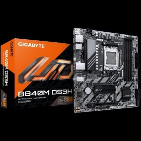 Resim Gıgabyte B840M DS3H, 4xddr5, 2xm.2, 2xdp, Hdmı, Type-C, Am5 Soket Gamıng Anakart 