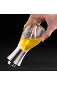 Resim fantastik store Paslanmaz Çelik Başlıklı Cam Spray Yağdanlık - Lisinya 