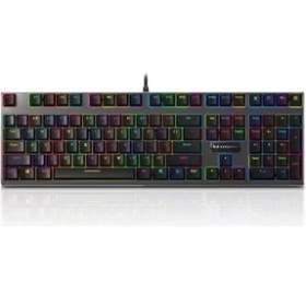 Resim Rapoo V700RGB Rgb Backlit Mekanik Gaming Klavye Us Black 