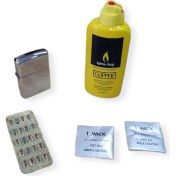 Resim CLİPPER Benzin 80 ml - Çakmak Taşı - Çakmak ve Fitil Set 