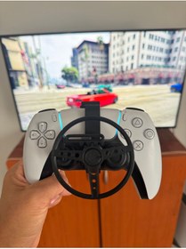Resim 3D Playstation 5 Oyun Direksiyonu - Ps 5 Dualsense Mini Oyun Direksiyonu - Siyah 
