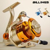 Resim BILLINGS AB1000-7000 Serisi Döner Olta Makinesi - 5.2:1 Dişli Oranı, 8KG/18LB Maksimum Sürükleme, Hafif Makara, Katlanabilir Kolu, Sert ve Hassas Tackle, Tatlı Su ve Tuzlu Su, Her İki El İçin Uygun, Tatlı Su Olta Makinesi | Ergonomik Kolu | Hafif Makara 