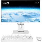 Resim TURBOX TAx1608 i5 12400 32GB DDR4 1TB M.2 NVMe 23.8 inç FHD Pivot BTH Webcam WiFi All in One PC 