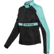Resim Dainese Danese Ribelle Air Lady Tekstil Mont Black Acqua Green 
