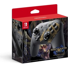 Resim Nintendo Switch Pro Controller Monster Hunter Rise Edition 