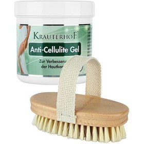 Resim Krauterhof Selülit Jel 250 ML + Doğal At Kılı Fırçası 