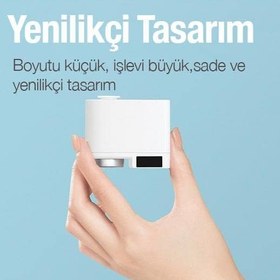 Resim Polham Şarjlı Tam Otomatik Akıllı Sensörlü Musluk Başlığı Su Tasarruflu Musluk Başlığı Hareket Algılamalı 