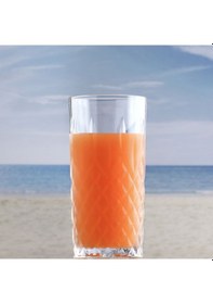 Resim LAV Odin Cam Meşrubat Bardağı 4'lü 356 ml (Kokteyl/Büyük Su/Soğuk Kahve Bardağı ) 
