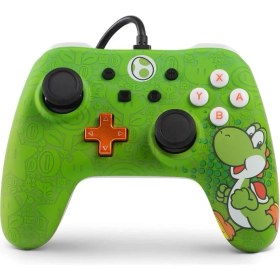 Resim Nintendo Switch Kablolu Oyun Kolu Lisanslı Yoshi Edition Powera 