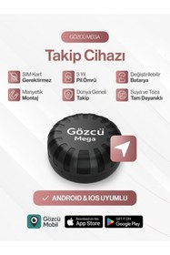 Resim Gözcü Mobil Mega Takip Cihazı IOS Android Uyumlu Motor Araç Taşıt GPS Cihazı Su Geçirmez (5-10 Dakika Aralıklı) 