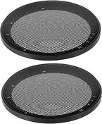 Resim CAXUSD 2 Adet Araba Hoparlör Subwoofer Koruyucu Demir Örgü Hoparlör Koruyucu 4 5 6 İnç Siyah Aksesuarlar 