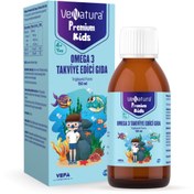 Resim VENATURA Kids Premium Omega 3 Takviye Edici Gıda 150 ML 