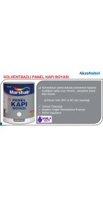 Resim Marshall Solvent Bazlı Amerikan Panel Kapı Boyası 2,5 Lt Beyaz 