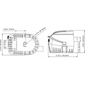 Resim Seaflo Otomatik Sintine Pompası 750 Gph 24V 