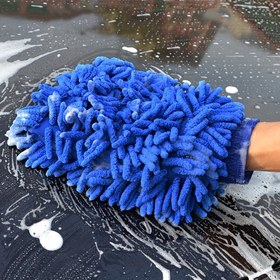 Resim 1 adet Mikrofiber Araba Yıkama Eldiveni | Çeşitli Renkler, Ultra-Yumuşak ve Yüksek Emici | Araçlar için Çizmez Temizlik Eldiveni | Boya Bakımı ve Ev Kullanımı için Temel Otomobil Detaylandırma Aracı, Araba Temizlik Eldiveni 