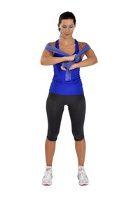 Resim Yoga & Pilates Egzersiz Bandı Mavi Renk 1.5 Metre 