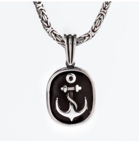 Resim Candie Silver 60 Cm - 2,8 Mm Kral Zincirli Çapa Model 925 Ayar Gümüş Erkek Kolye 