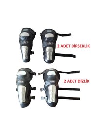 Resim SEVGENT Motosiklet Dizlik Ve Dirseklik 4 Lü Set (Model 1) 