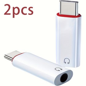 Resim 2 Adet USB-C'den 3.5mm Kulaklık Giriş Adaptörü, Hi-Fi 24bit/96kHz DAC, Ses Kontrolü & Plug & Play iPhone 16/15/S23/S22 için - AUX Ses Dönüştürücü Bağlantı, Kablolu Kulaklıklar Uyumlu, Kompakt Tasarım, Premium Yapı, Akıllı Telefon Kullanıcıları İçin 