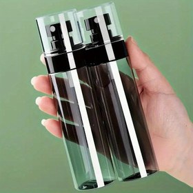 Resim Taşınabilir Şeffaf İnce Sis Püskürtme Şişesi - PVC İçermeyen, Ergonomik Saplı Seyahat Boyu Yeniden Doldurulabilir Kap Cilt Bakımı, Kozmetik ve Ev Kullanımı için 