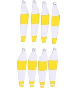 Resim Geeroyoo Mini 3 Pro İçin 6030f Çift Taraflı Renkli Spiral Kanat 6o30f-cs , Sarı - Hızlı Uçuş, Sessiz Performans, Dayanıklı Plastik Malzeme 